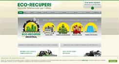 Desktop Screenshot of ecorecuperi.it